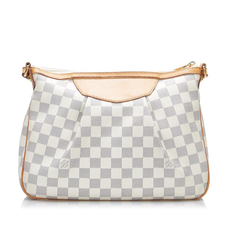 Louis Vuitton Damier Azur Siracusa PM (SHG-Ko5H3Y) - Image 3
