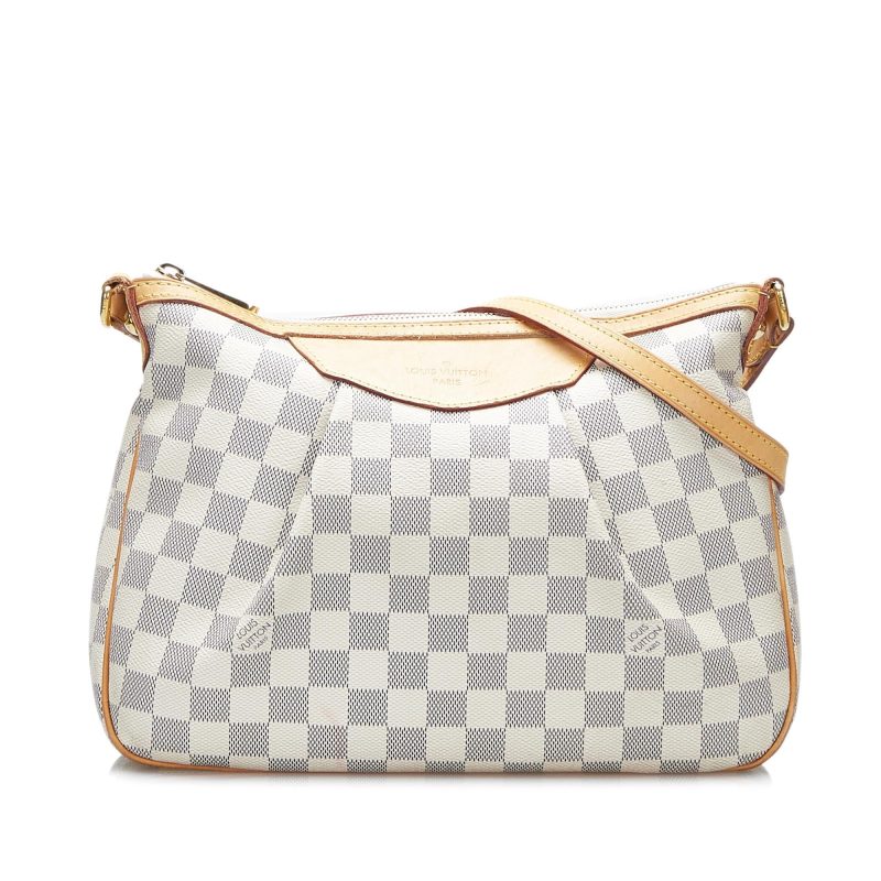 Louis Vuitton Damier Azur Siracusa PM Shoulder Bag (SHF-20012)