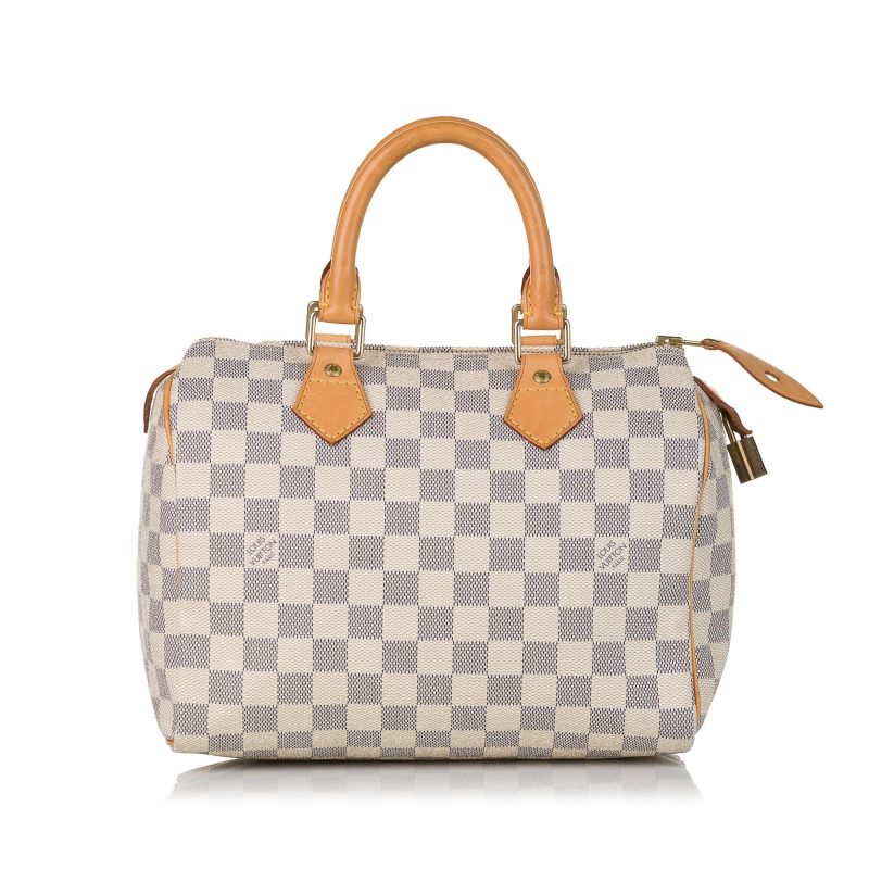 Louis Vuitton Damier Azur Speedy 25 (SHG-35882)