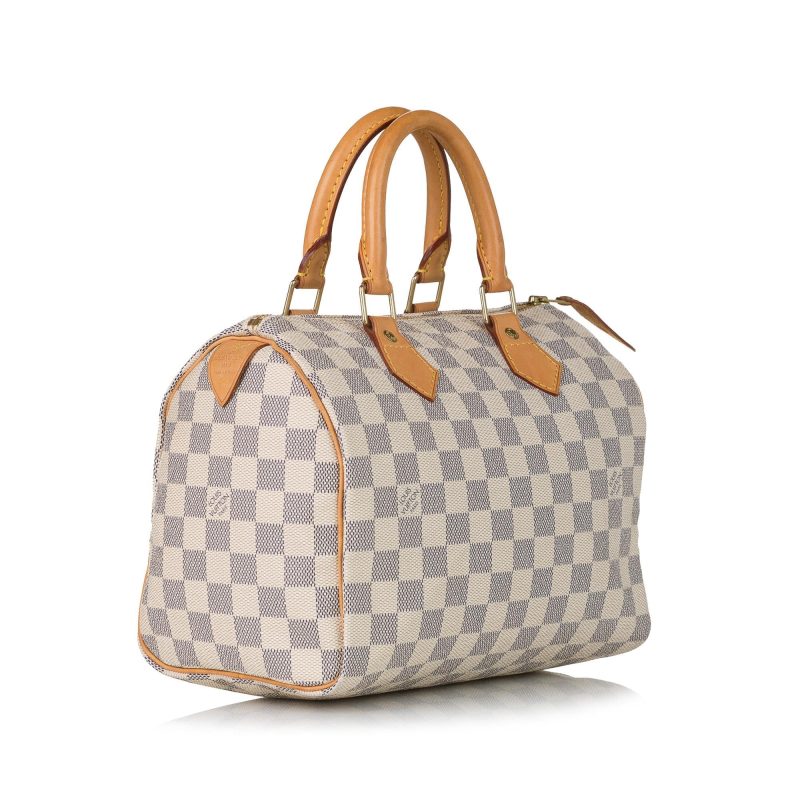 Louis Vuitton Damier Azur Speedy 25 (SHG-35882) - Image 2