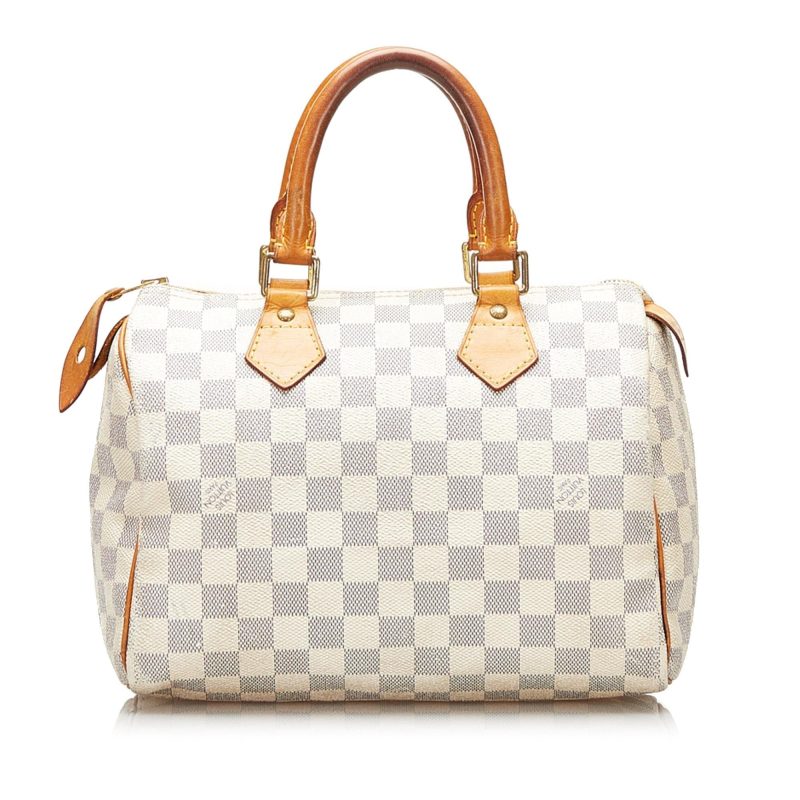 Louis Vuitton Damier Azur Speedy 25 (SHG-35994) - Image 3