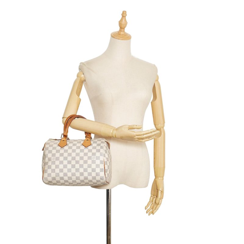 Louis Vuitton Damier Azur Speedy 25 (SHG-35994) - Image 5