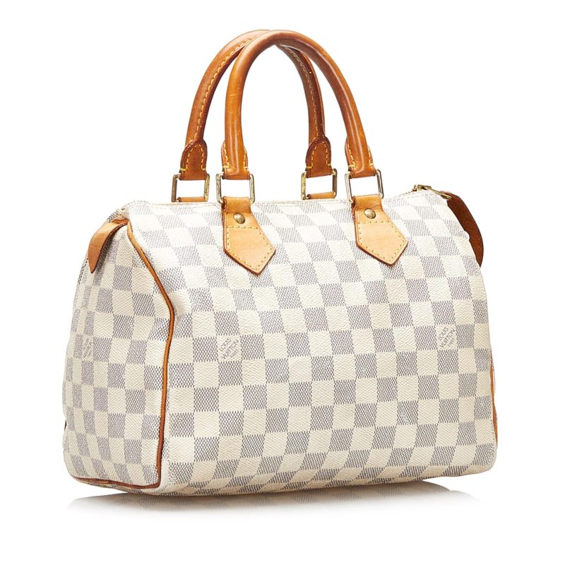 Louis Vuitton Damier Azur Speedy 25 (SHG-35994) - Image 2