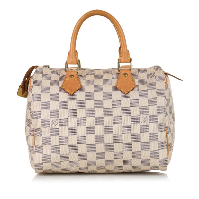 Louis Vuitton Damier Azur Speedy 25 (SHG-36935) - Image 3