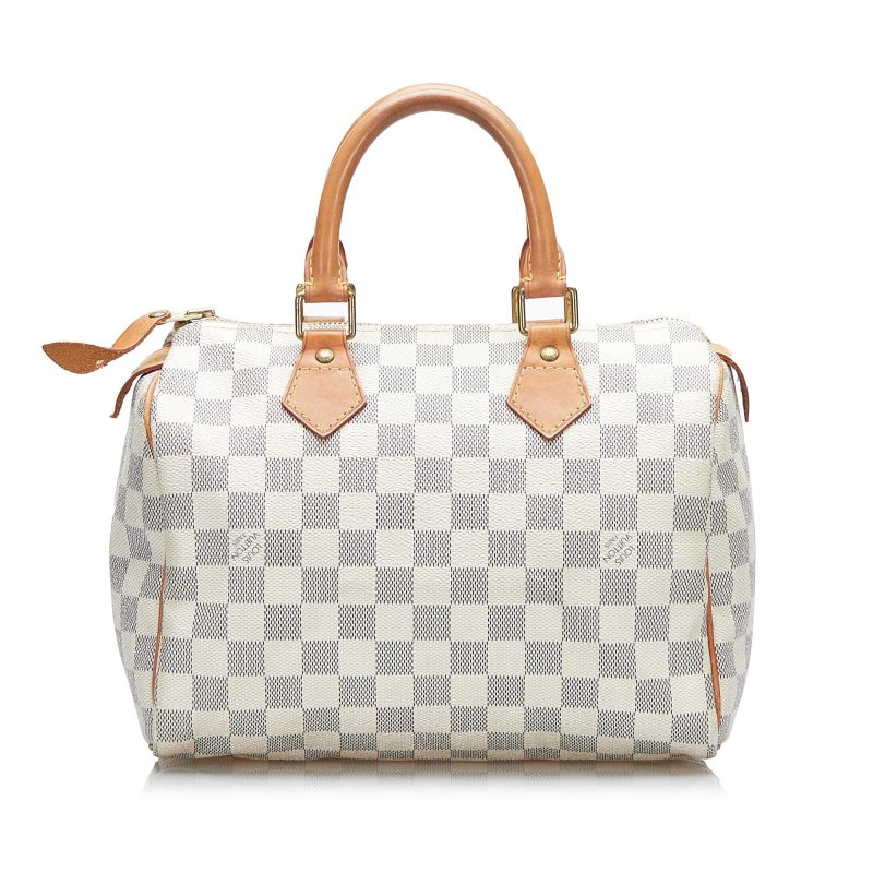 Louis Vuitton Damier Azur Speedy 25 (SHG-KDkuR2) - Image 3
