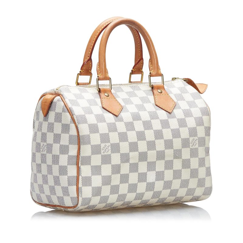 Louis Vuitton Damier Azur Speedy 25 (SHG-KDkuR2) - Image 2