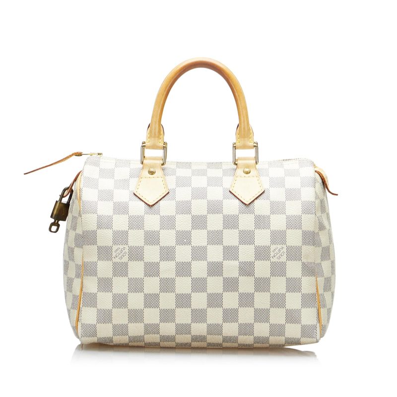 Louis Vuitton Damier Azur Speedy 25 (SHG-EFzkbD) - Image 3