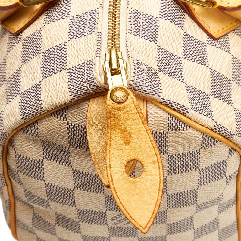 Louis Vuitton Damier Azur Speedy 25 (SHG-EFzkbD) - Image 9