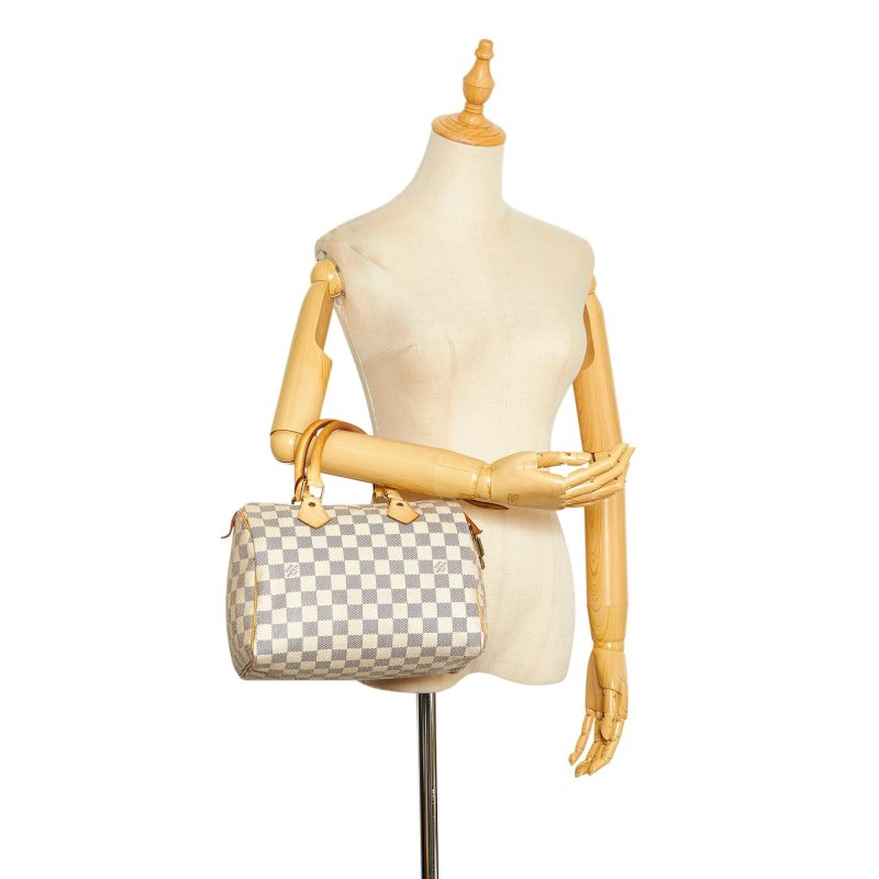 Louis Vuitton Damier Azur Speedy 25 (SHG-EFzkbD) - Image 5