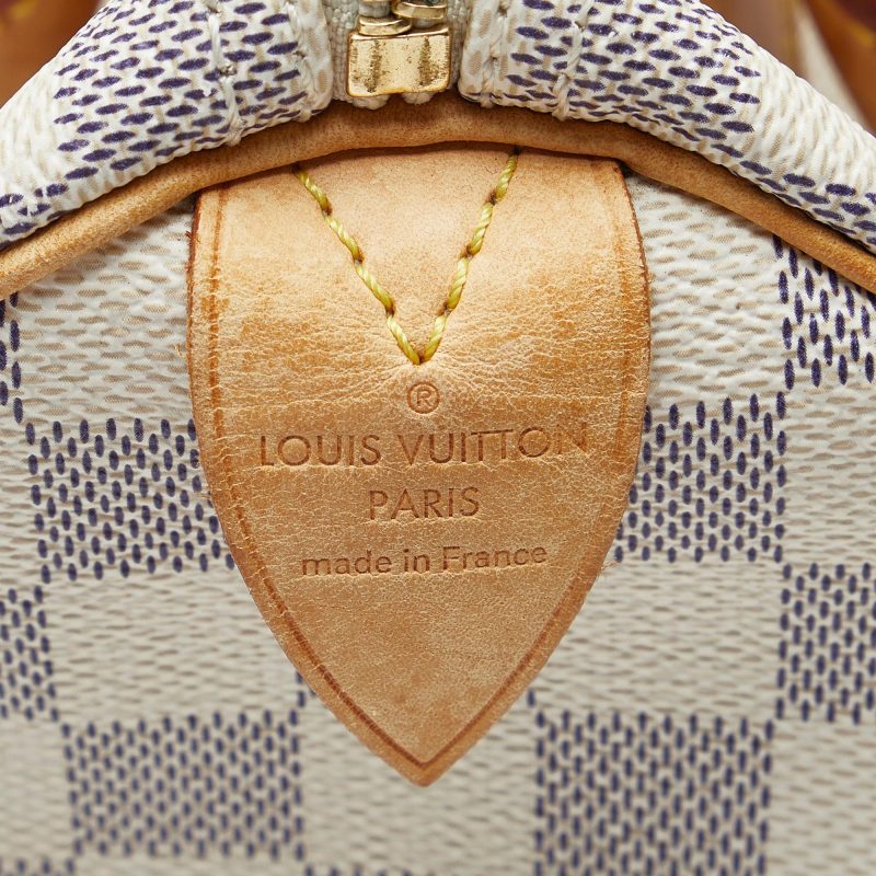 Louis Vuitton Damier Azur Speedy 25 (SHG-KDkuR2) - Image 6