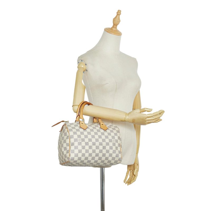 Louis Vuitton Damier Azur Speedy 25 Boston Bag Hand Bag N41534 - Image 5