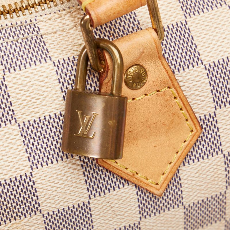 Louis Vuitton Damier Azur Speedy 25 (SHG-JppebM) - Image 9