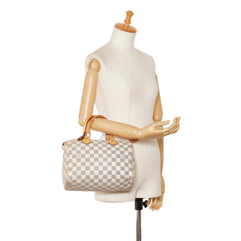 Louis Vuitton Damier Azur Speedy 25 (SHG-JppebM) - Image 5