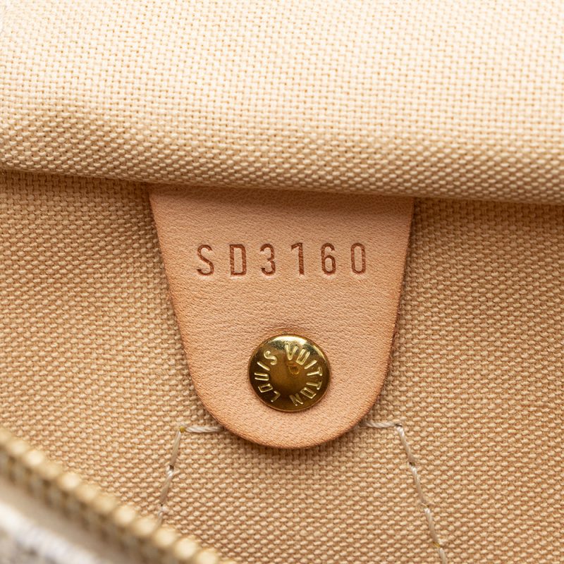 Louis Vuitton Damier Azur Speedy 30 Satchel (SHF-19062) - Image 5
