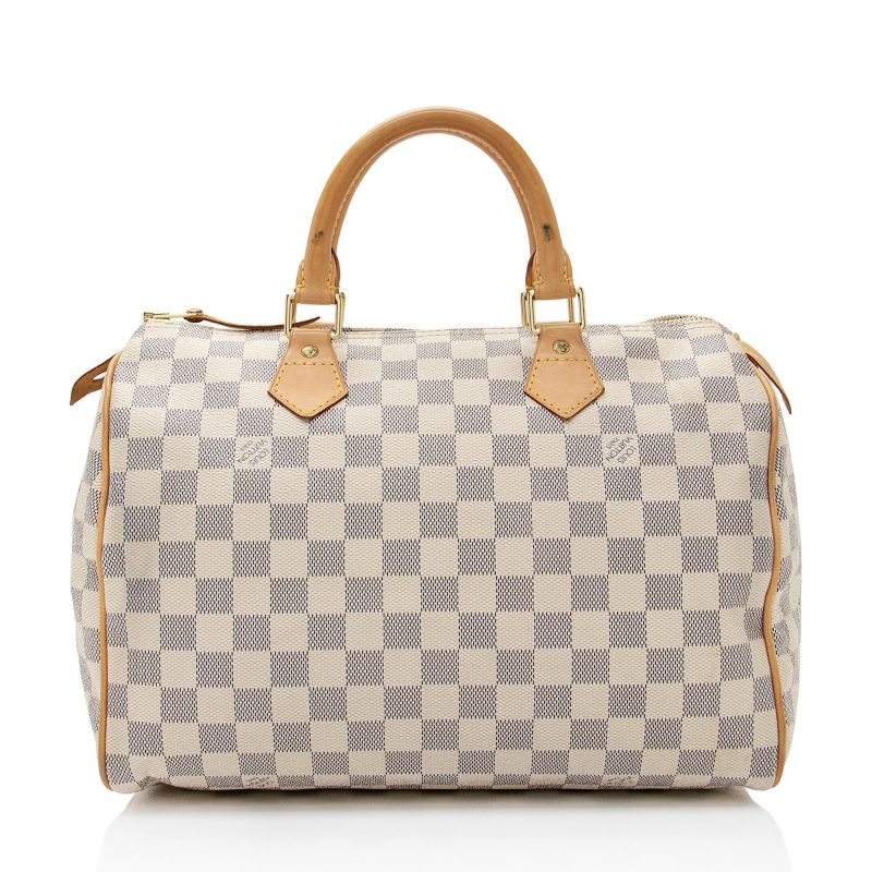 Louis Vuitton Damier Azur Speedy 30 Boston Hand Bag N41533 - Image 3