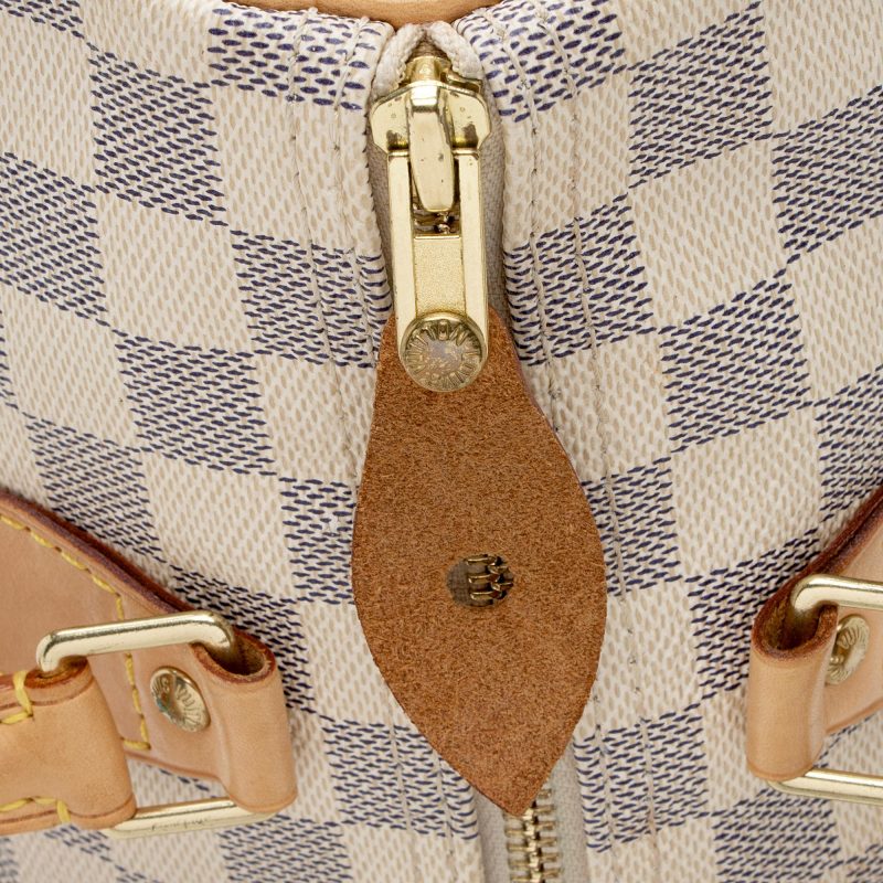 Louis Vuitton Damier Azur Speedy 30 Boston Hand Bag N41533 - Image 9