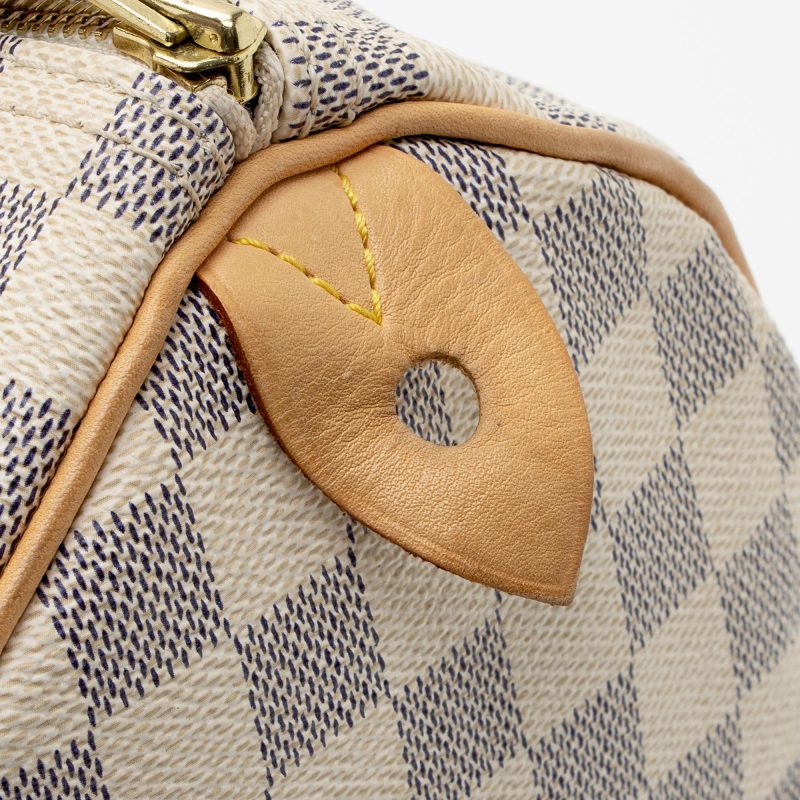 Louis Vuitton Damier Azur Speedy 30 Boston Hand Bag N41533 - Image 16