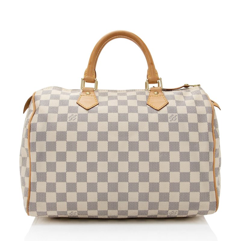 Louis Vuitton Damier Azur Speedy 30 Boston Hand Bag N41533