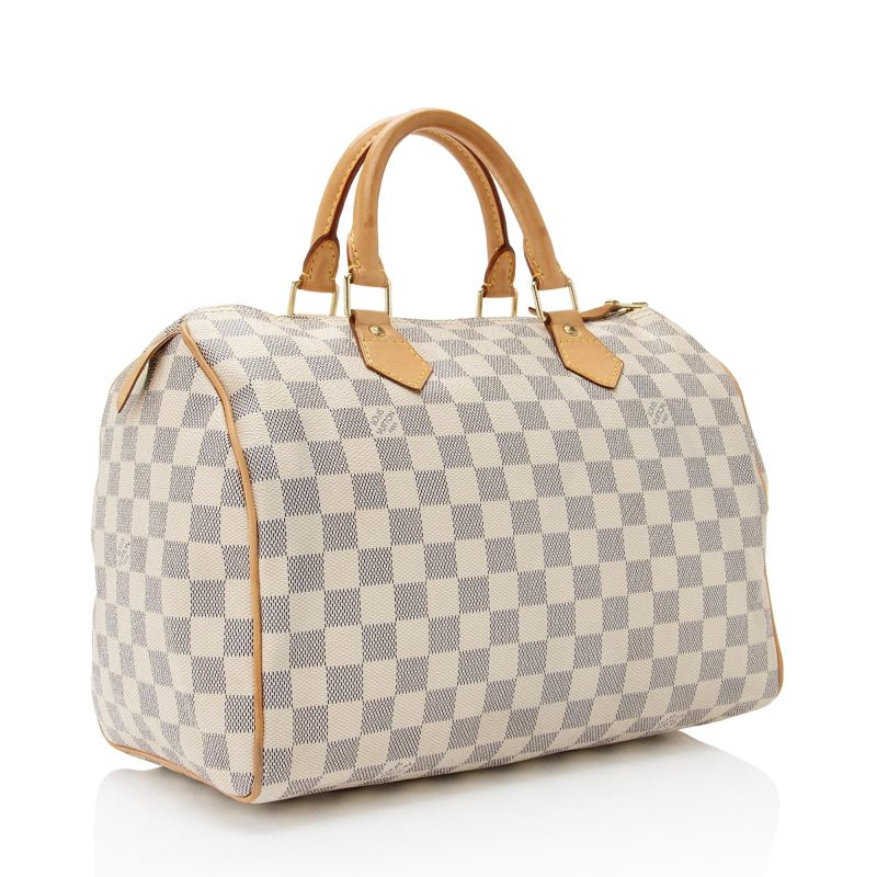 Louis Vuitton Damier Azur Speedy 30 Boston Hand Bag N41533 - Image 2