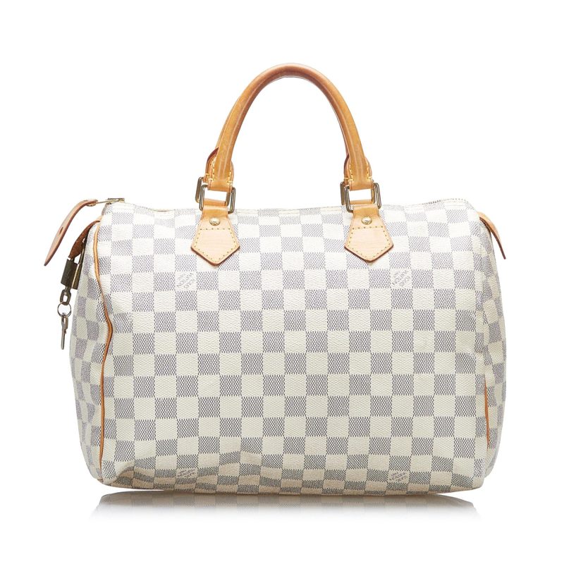Louis Vuitton Damier Azur Speedy 30 (SHG-TGsZpF) - Image 2