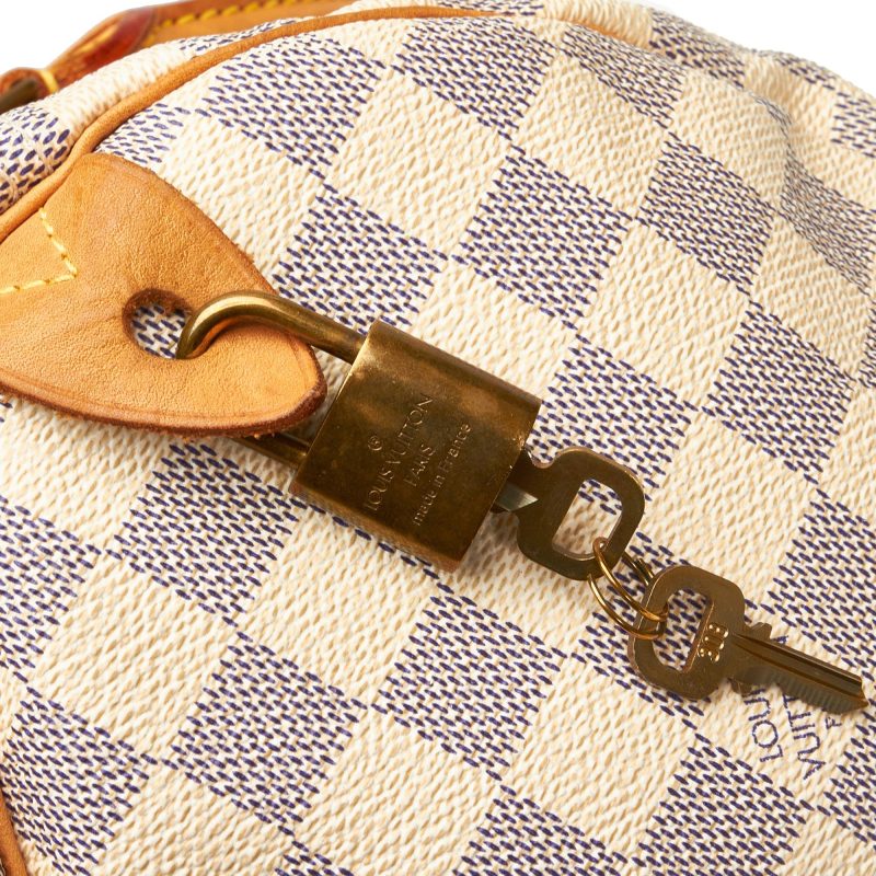 Louis Vuitton Damier Azur Speedy 30 (SHG-TGsZpF) - Image 9