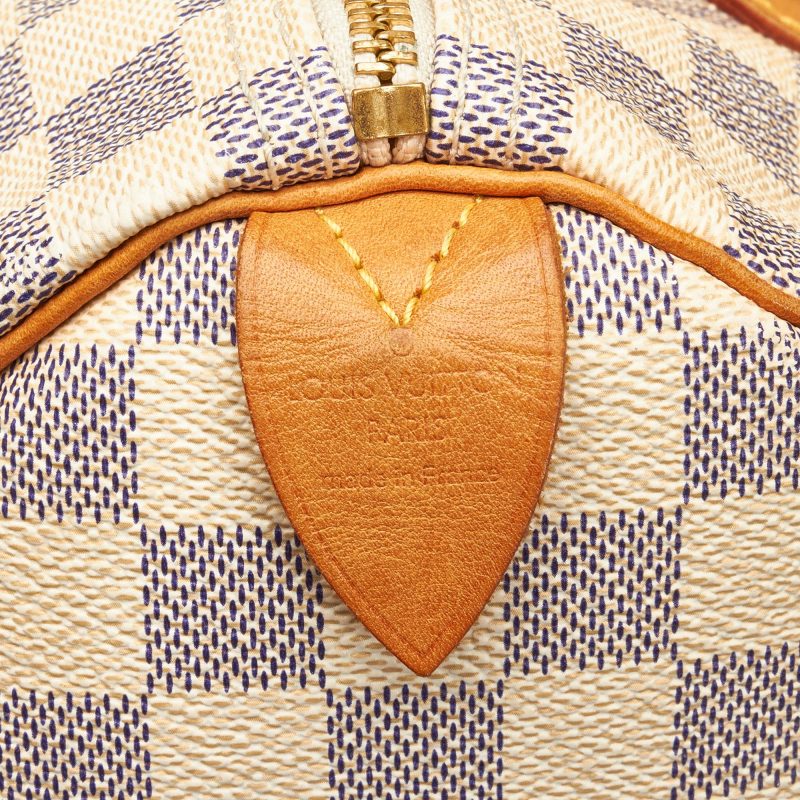 Louis Vuitton Damier Azur Speedy 30 (SHG-TGsZpF) - Image 6