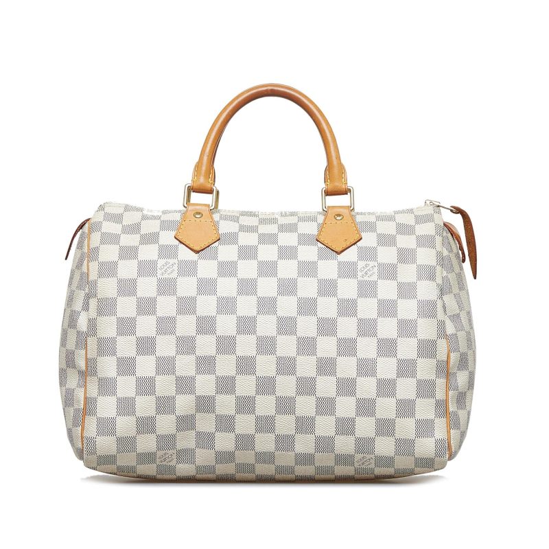 Louis Vuitton Damier Azur Speedy 30 (SHG-1XgZWR) - Image 9