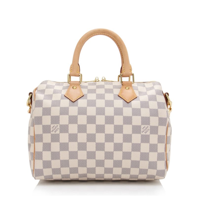 Louis Vuitton Damier Azur Speedy Bandouliere 25 Satchel (SHF-CfGVyC) - Image 2