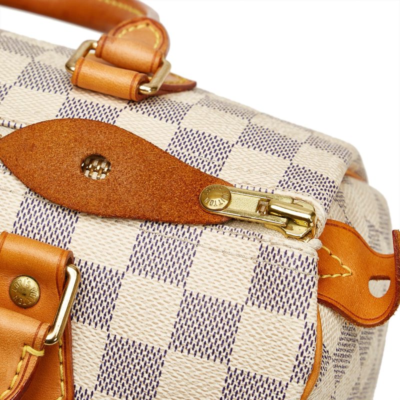 Louis Vuitton Damier Azur Speedy Bandouliere 25 (SHG-37850) - Image 9