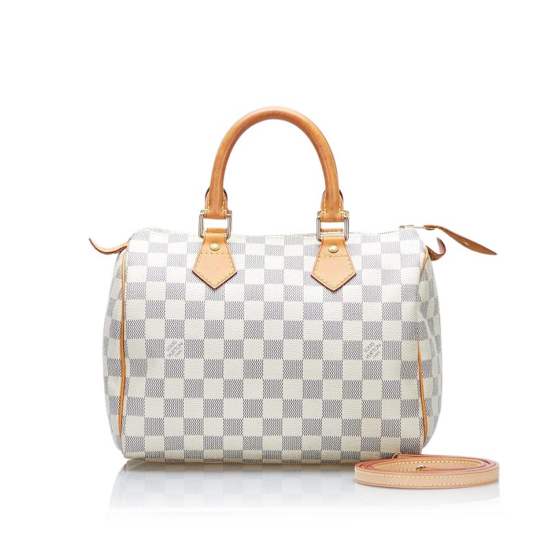 Louis Vuitton Damier Azur Speedy Bandouliere 25 (SHG-37850) - Image 4
