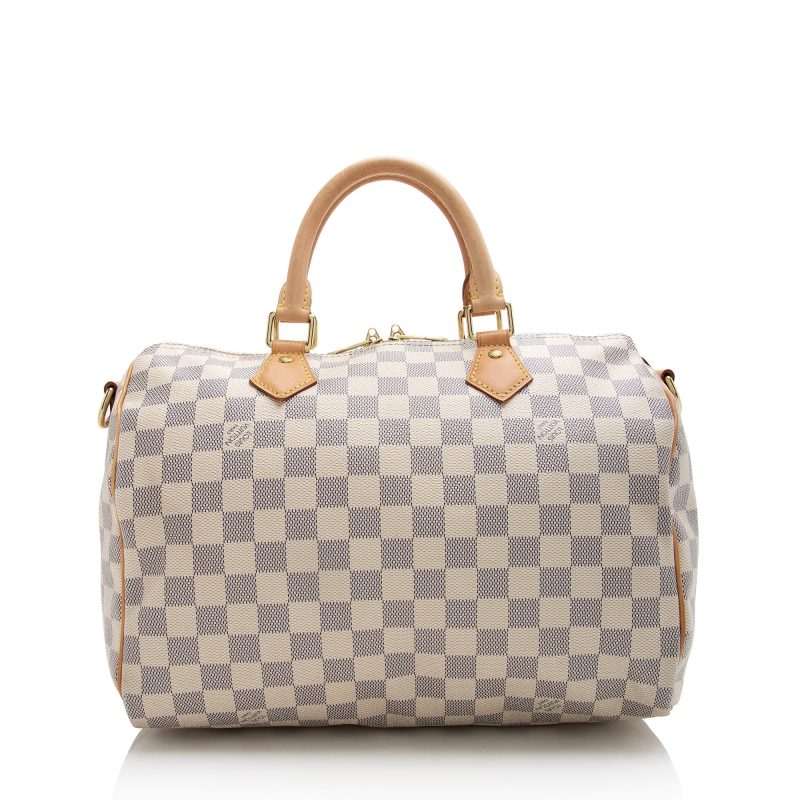 Louis Vuitton Damier Azur Speedy Bandouliere 30 Satchel (SHF-es0MQN) - Image 3