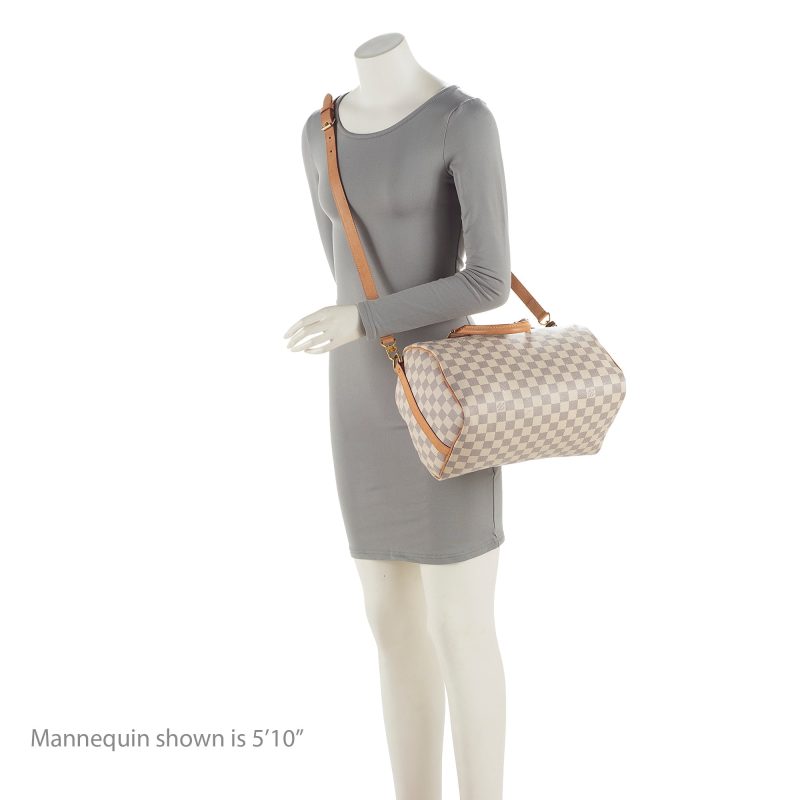 Louis Vuitton Damier Azur Speedy Bandouliere 30 Satchel (SHF-es0MQN) - Image 5