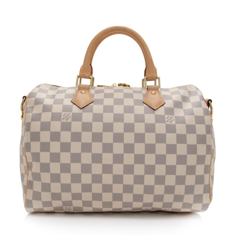 Louis Vuitton Damier Azur Speedy Bandouliere 35 (SHG-iCQbEU) - Image 3