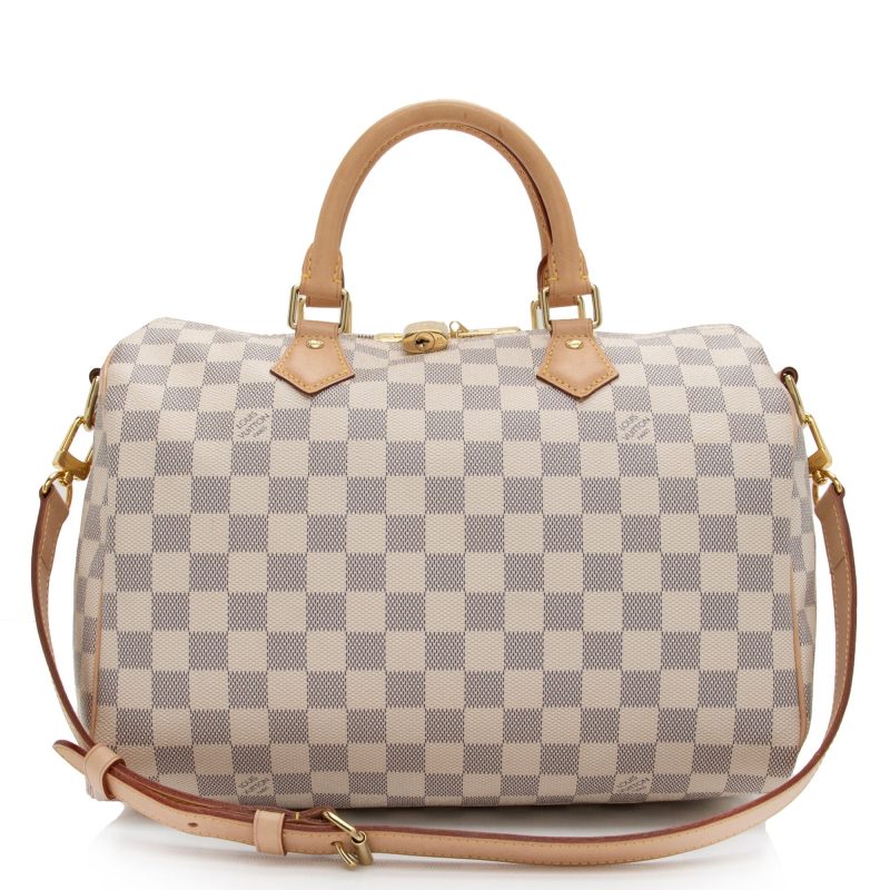 Louis Vuitton Damier Azur Speedy Bandouliere 35 (SHG-iCQbEU)