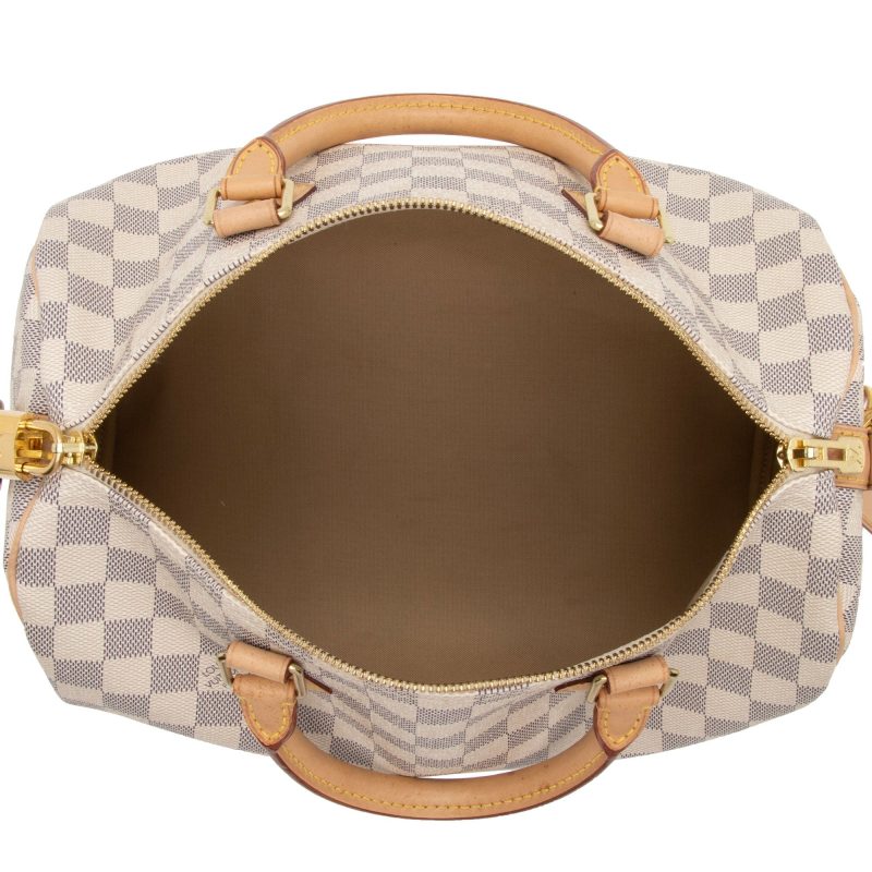 Louis Vuitton Damier Azur Speedy Bandouliere 35 (SHG-iCQbEU) - Image 7