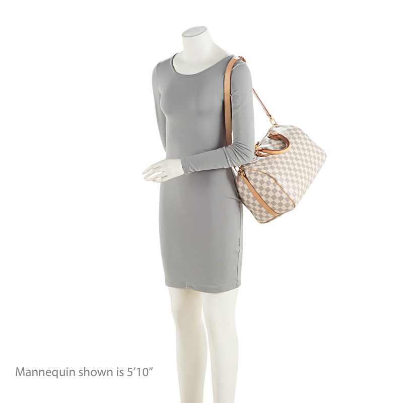 Louis Vuitton Damier Azur Speedy Bandouliere 35 (SHG-iCQbEU) - Image 5