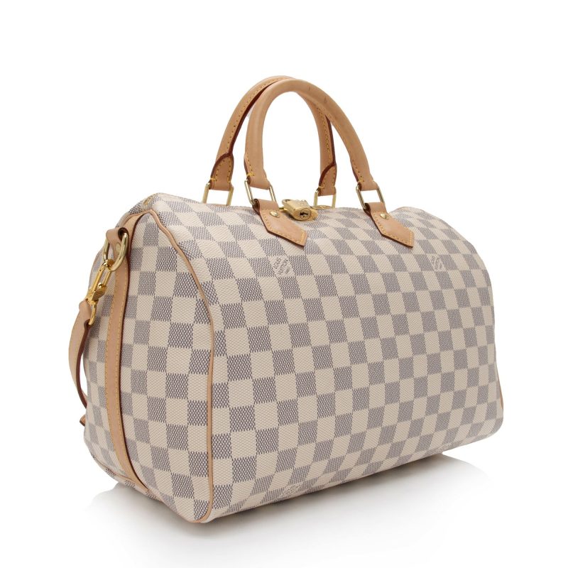 Louis Vuitton Damier Azur Speedy Bandouliere 35 (SHG-iCQbEU) - Image 2