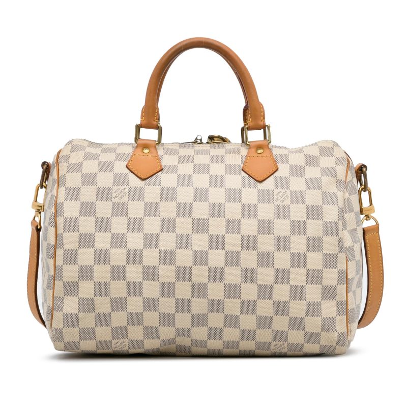 Louis Vuitton Damier Azur Speedy Bandouliere 30 (SHG-hNnwSa) - Image 2