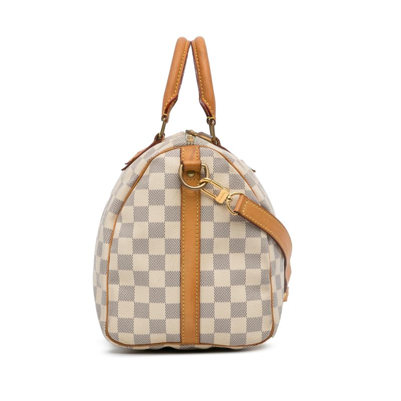 Louis Vuitton Damier Azur Speedy Bandouliere 30 (SHG-hNnwSa) - Image 3