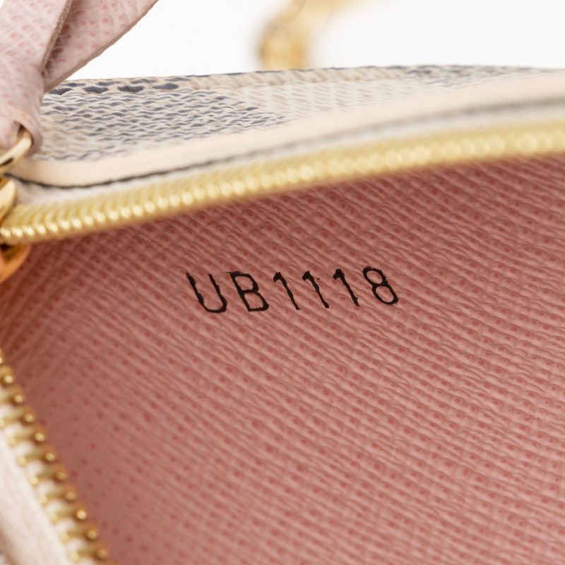 Louis Vuitton Damier Azur Summer Trunk Pochette Weekend Crossbody Bag (SHF-6YST27) - Image 5