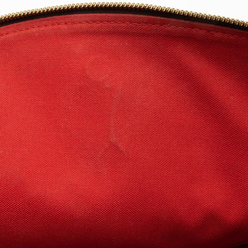 Louis Vuitton Damier Ebene Alma MM Satchel (SHF-23311) - Image 9