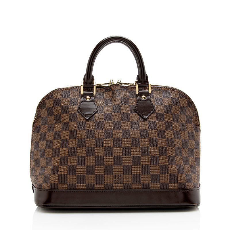 Louis Vuitton Damier Ebene Alma PM Satchel (SHF-16318) - Image 2