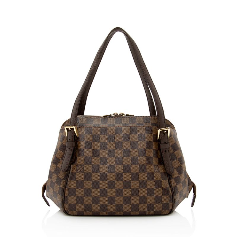 Louis Vuitton Damier Ebene Belem MM Shoulder Bag (SHF-21622) - Image 2