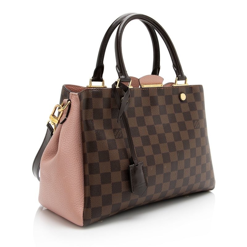 Louis Vuitton Damier Ebene Brittany Satchel (SHF-23320)