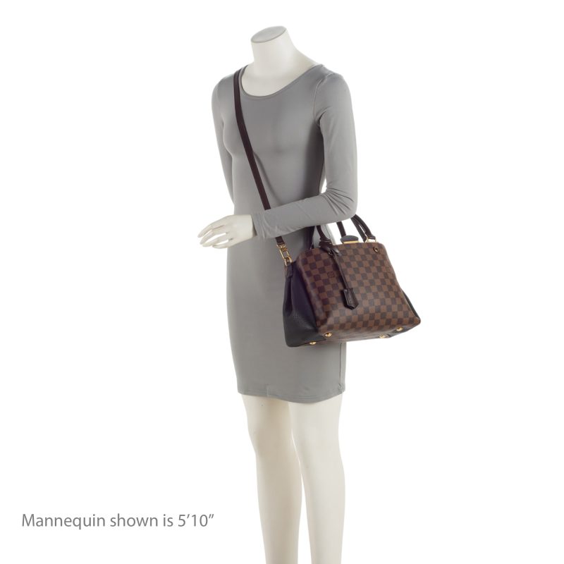 Louis Vuitton Damier Ebene Brittany Satchel (SHF-dcpGO5) - Image 4
