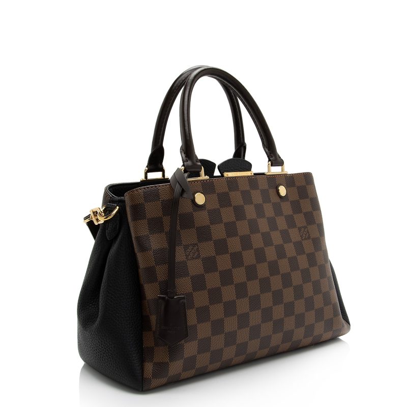 Louis Vuitton Damier Ebene Brittany Satchel (SHF-dcpGO5)