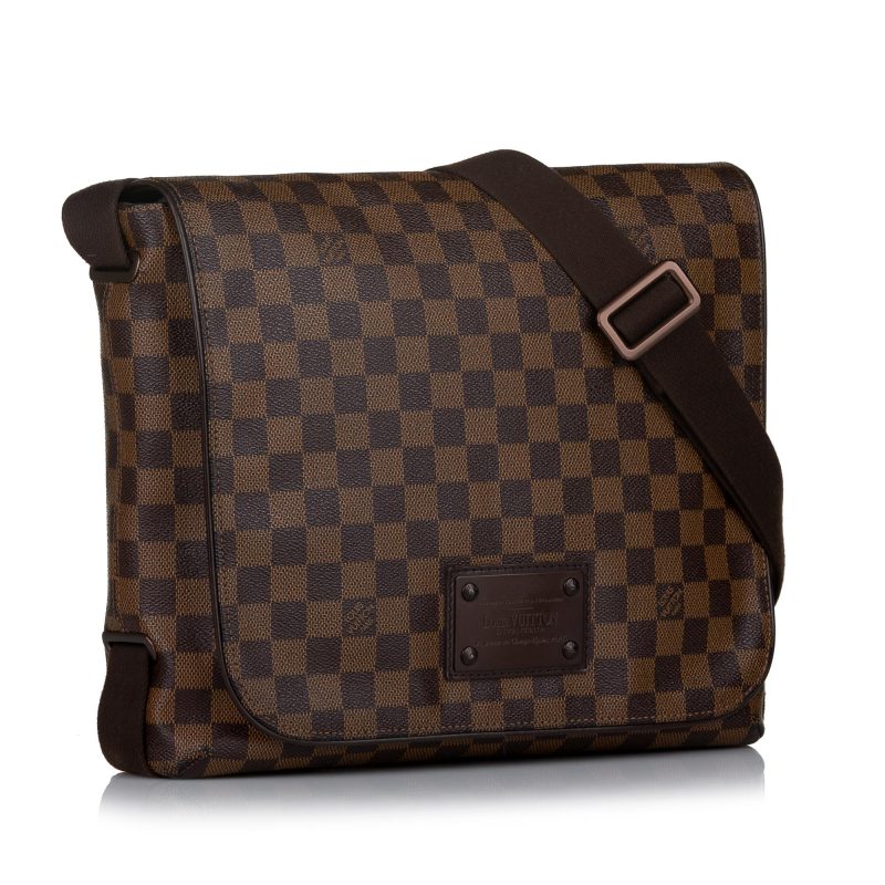 Louis Vuitton Damier Ebene Brooklyn MM (SHG-33194)