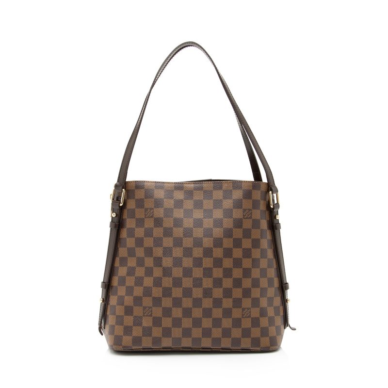 Louis Vuitton Damier Ebene Cabas Rivington Tote (SHF-mfM0N7) - Image 2