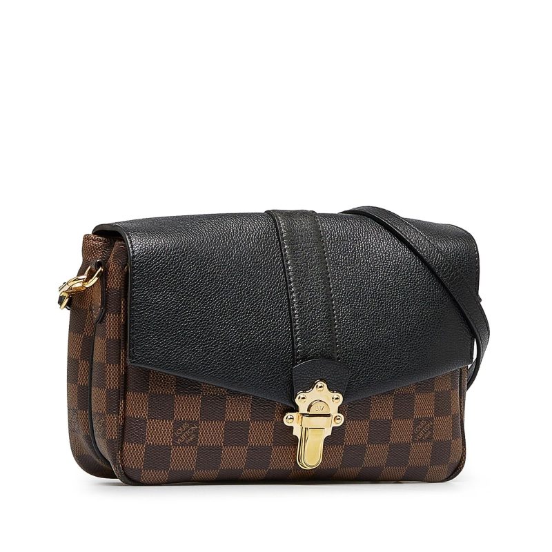 Louis Vuitton Damier Ebene Clapton PM (SHG-hIs3xQ)