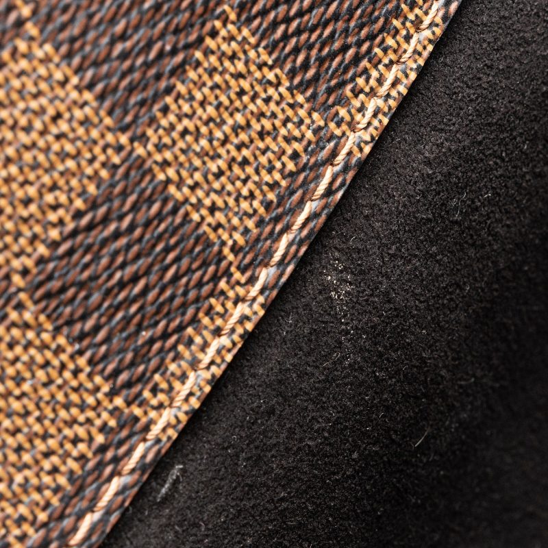 Louis Vuitton Damier Ebene Cuir Taurillon Normandy Satchel (SHF-23318) - Image 7